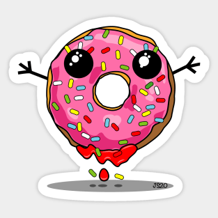 Donut Death Sticker